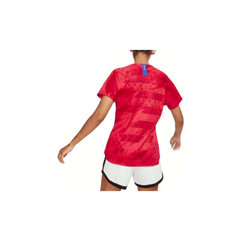 Nike T Shirts Women's Speed Red-1