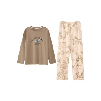 MADALLO Pajama Set Women's Deep Autumn Yellow