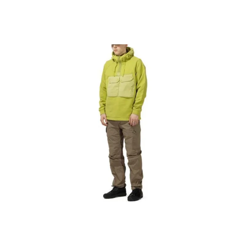 TEN C Half Zip Hoodie 'Absinthe Green' Sweatshirt Men's Bitter Plum Green-2