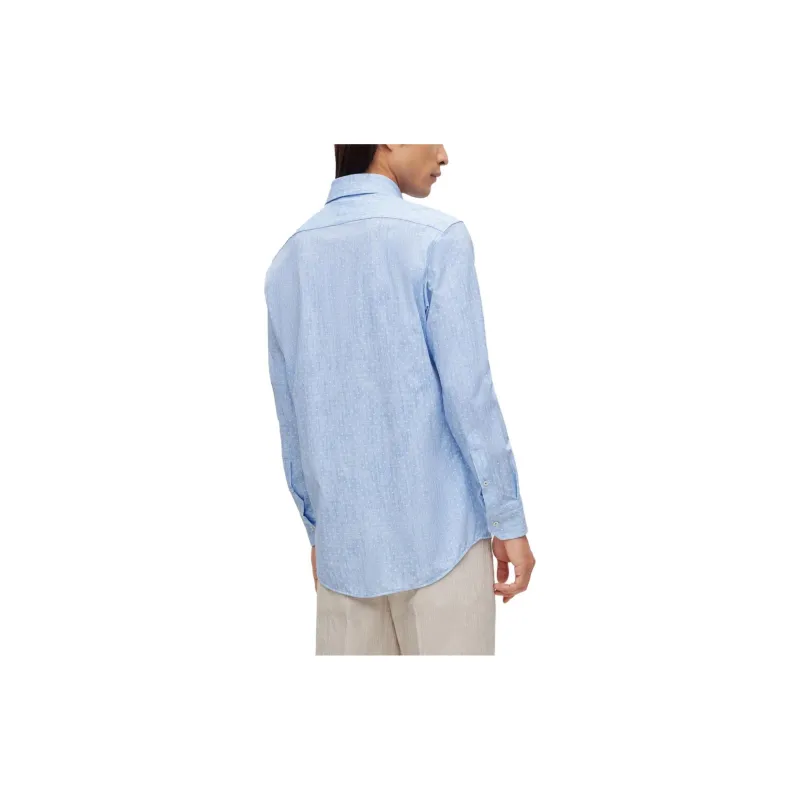 HUGO BOSS Micro dot Long sleeve Shirt-3