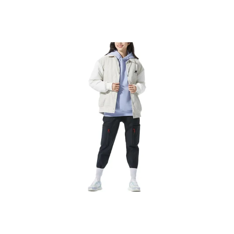 New Balance Puffer Jacket Winter Unisex Ecru-3