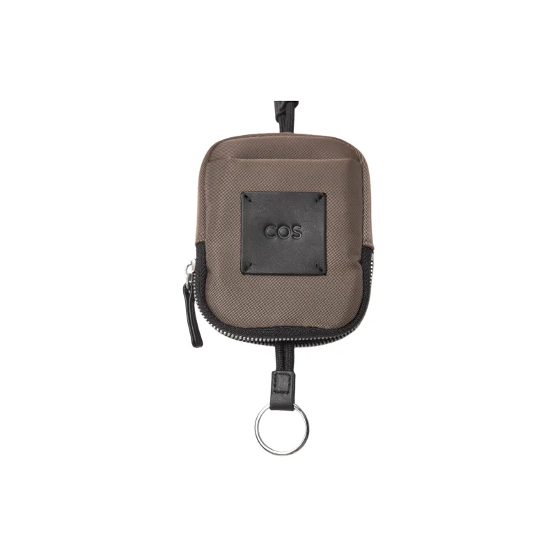 COS Polyamide Blend Recycled Polyester Blend Nylon Crossbody Bag Mini Unisex Khaki-2
