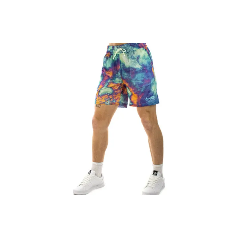 Adidas Originals Allover Print Mesh Shorts Casual Shorts Men's Multicolor-2