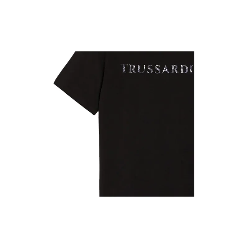TRUSSARDI T-Shirts Men Black-2