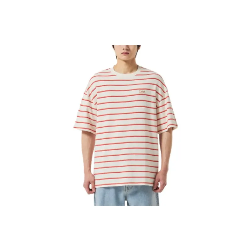 Lee T Shirts Men Orange-2
