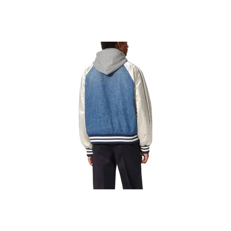 Valentino Double-Layered Hooded Varsity Jacket-2
