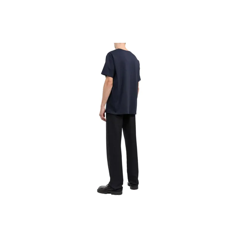 BALMAIN T-Shirts Men Navy Blue-2