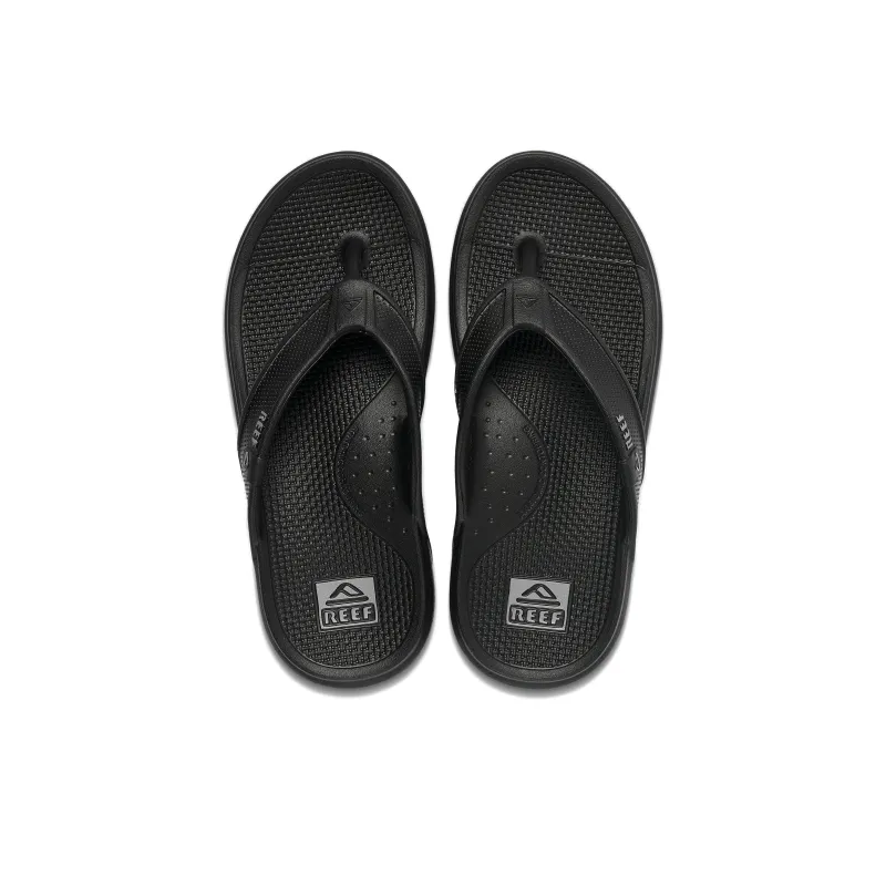 REEF Odor-Resistant Abrasion-Resistant Flip Flops Men's Black-3