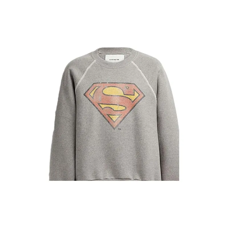 COACH Sweatshirts Unisex Dark Gray-4