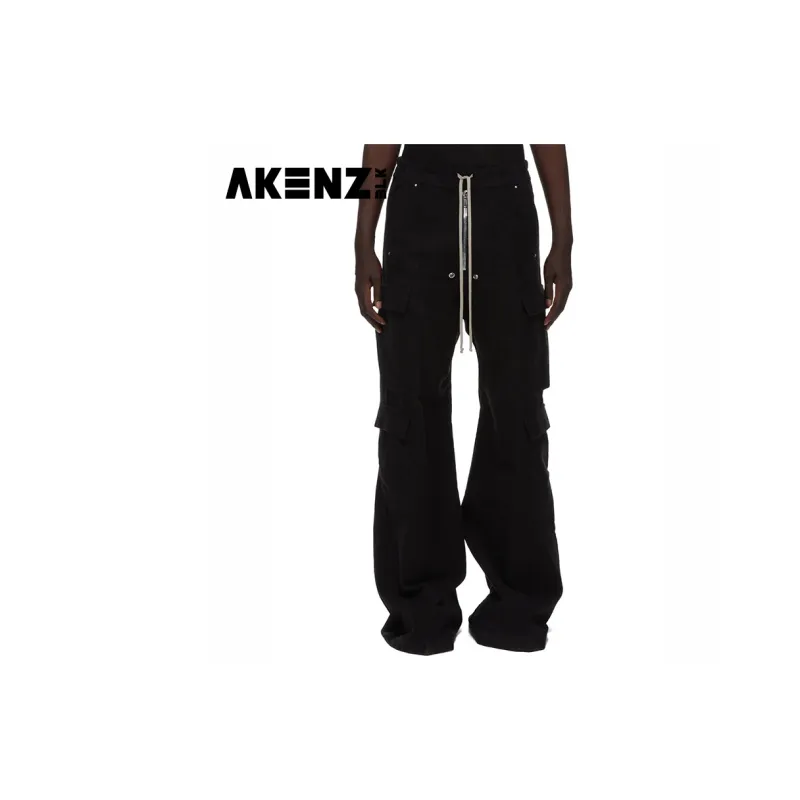 Rick Owens DRKSHDW Cargobelas Drawstring waist Trousers-2