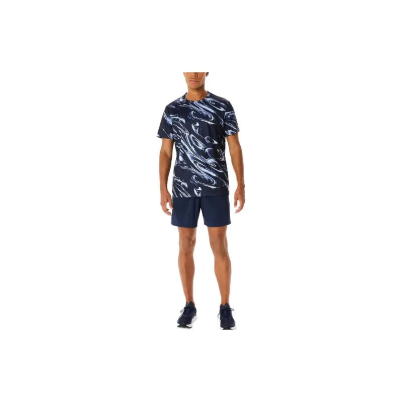 Asics SUMINAGASHI T-Shirts Men Midnight Blue-1
