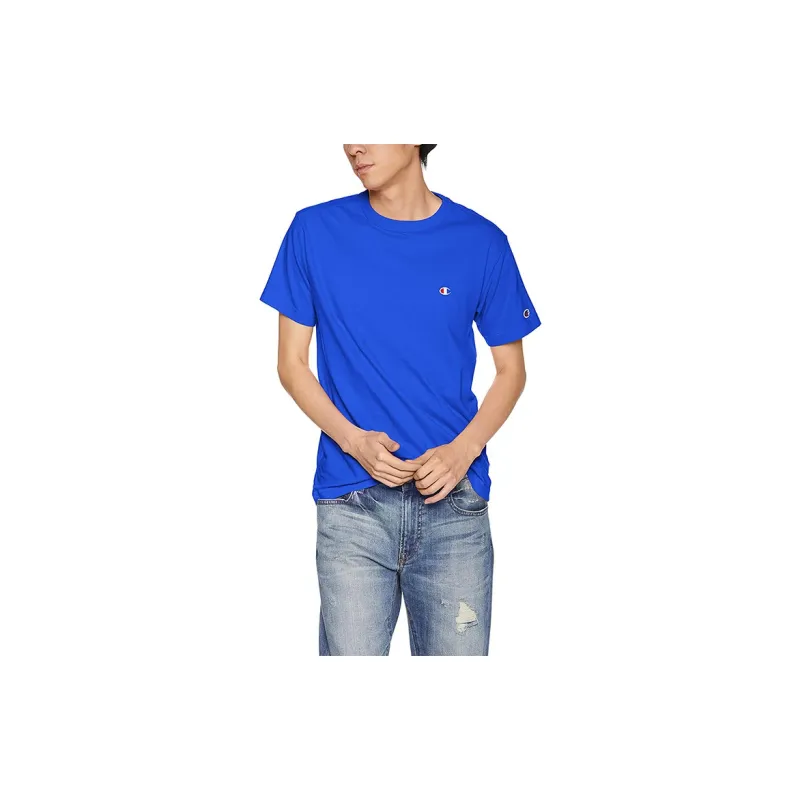 Champion T Shirt Japan Version Unisex Royal Blue-1