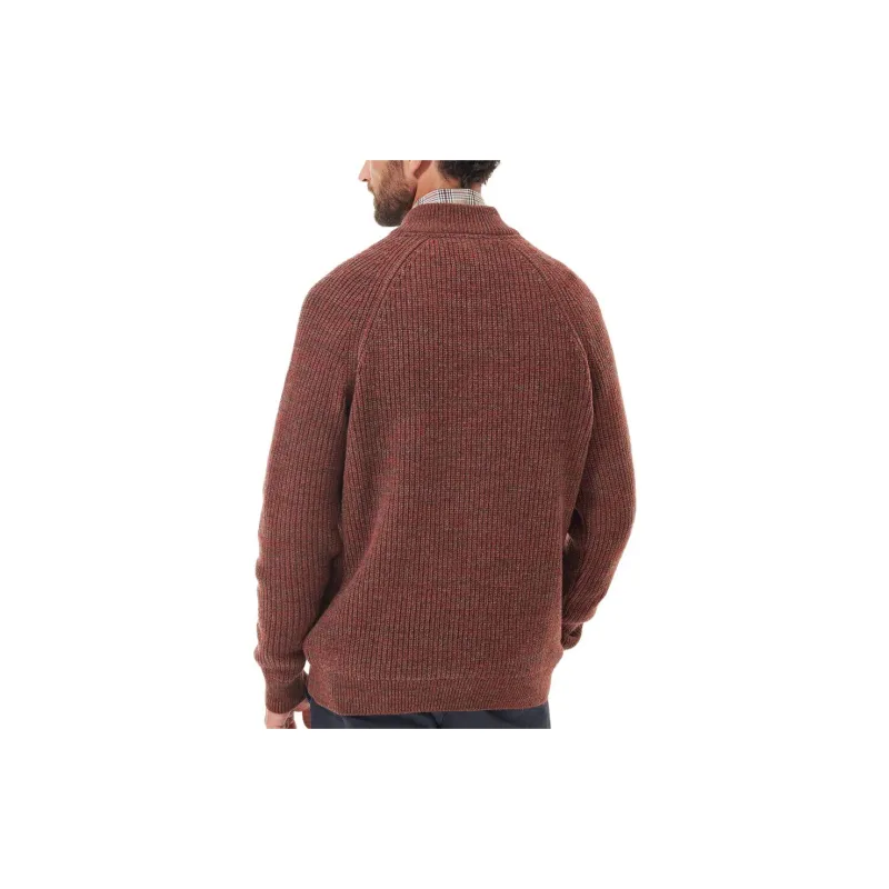 BARBOUR Horseford Half-Zip Jumper Sweater Men's Cinnamon-3