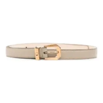 VERSACE Leather Leather Belts Women's Light Brown -