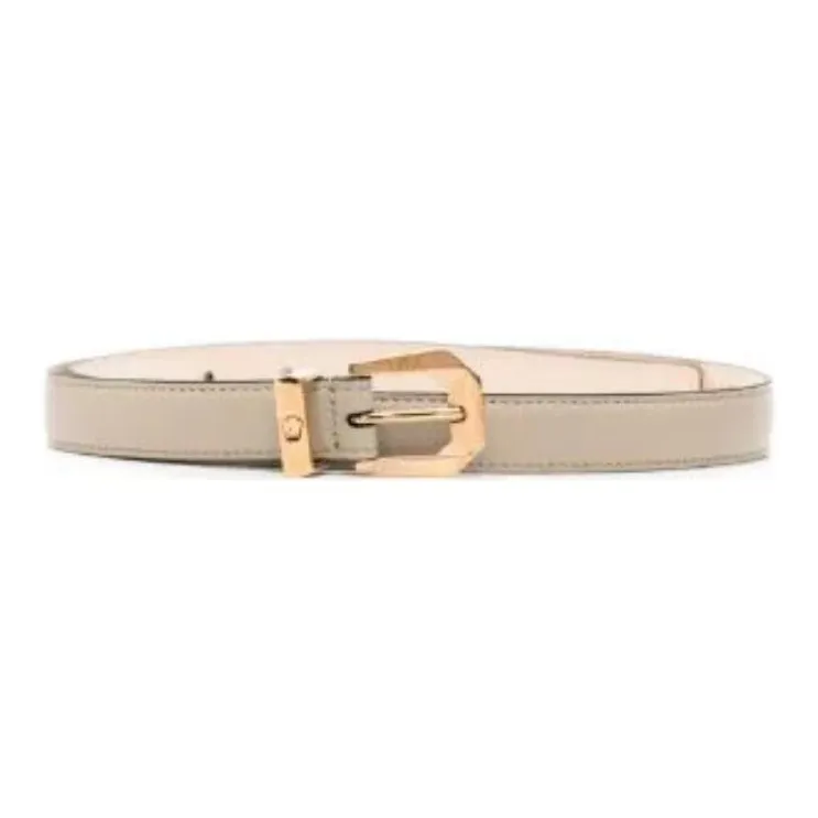 VERSACE Leather Leather Belts Women's Light Brown --0