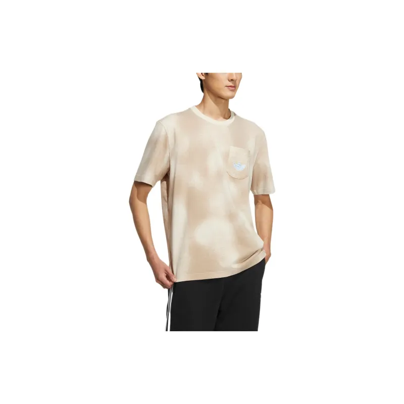 Adidas Originals T Shirt Men's Beige-3