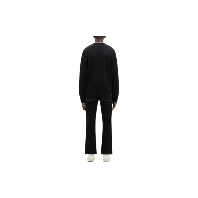 COURREGES Zipped Wool Sweater-2