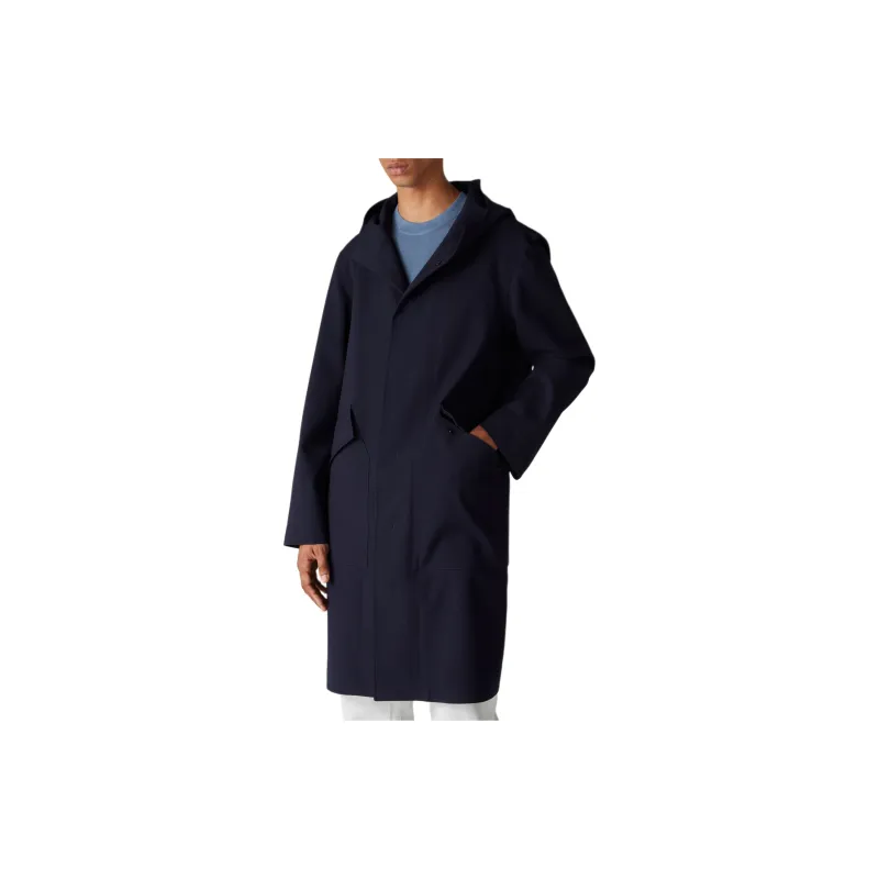 Loro Piana Coats Men Navy-2