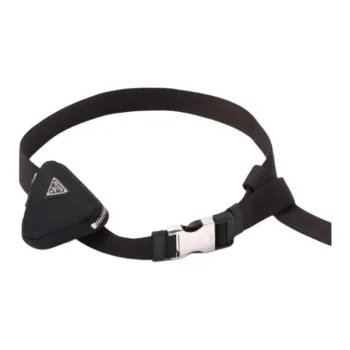 PRADA Polyester Belt Men's Black  