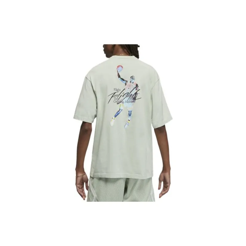 JORDAN T Shirts Men Aqua Blue-4