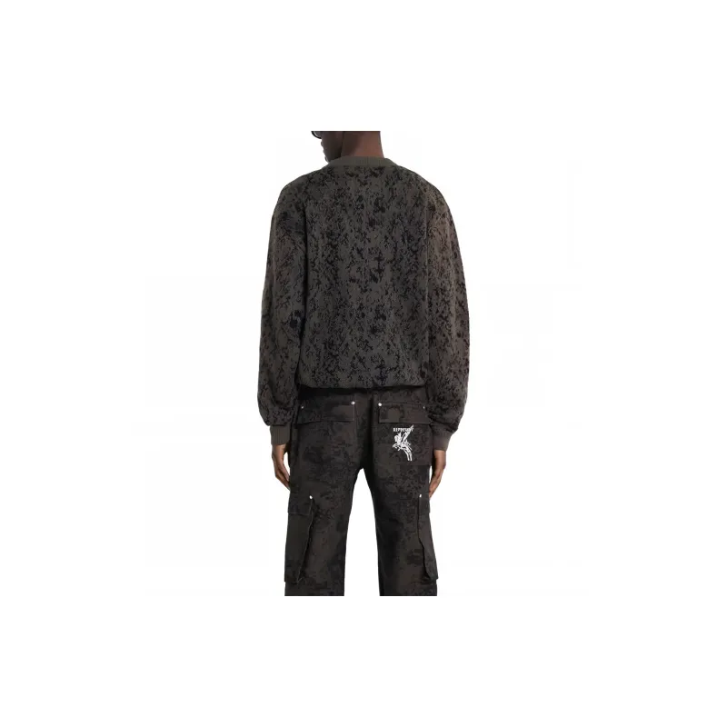 REPRESENT Contrasting trim Crew neck Jumper-2