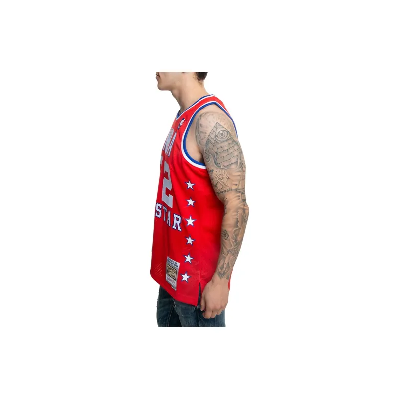 Mitchell & Ness All Star West 1988 Kareem Abdul Jabbar Swingman Jersey-4