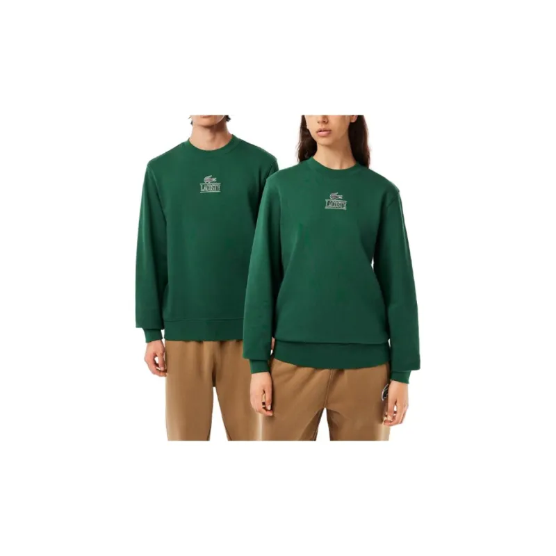 LACOSTE Signature Logo print Jumper-2