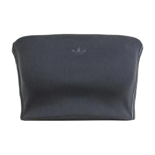 Adidas Originals Strapless Tops Women's Carbon Gray