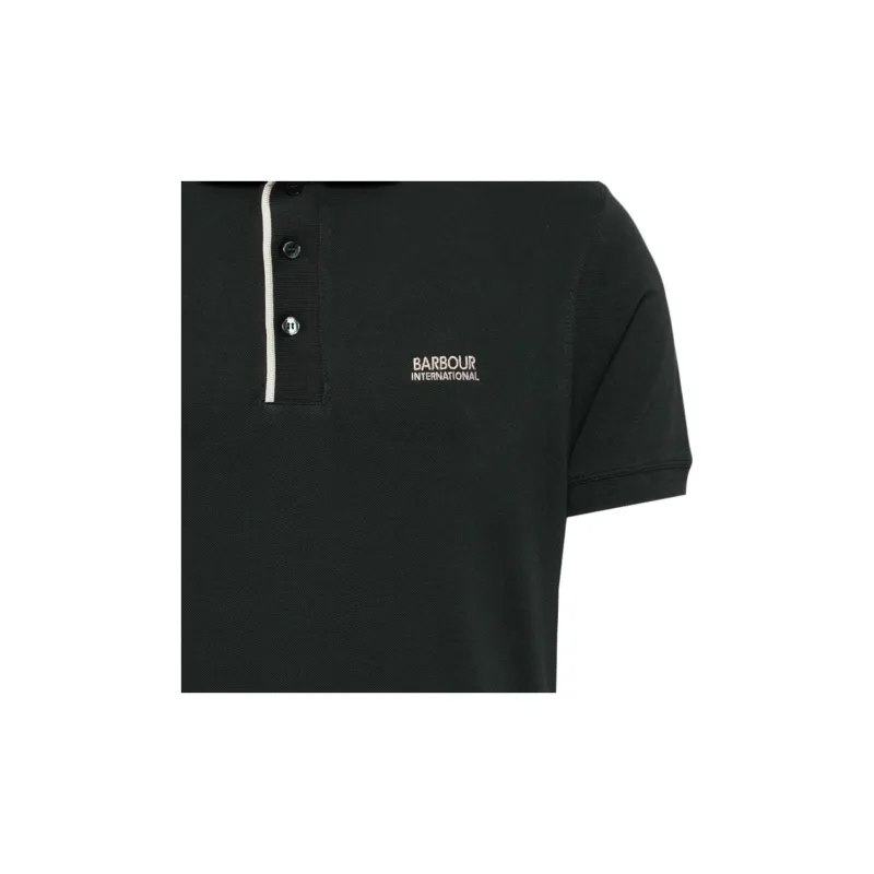 BARBOUR Polo Shirts Men Black-2