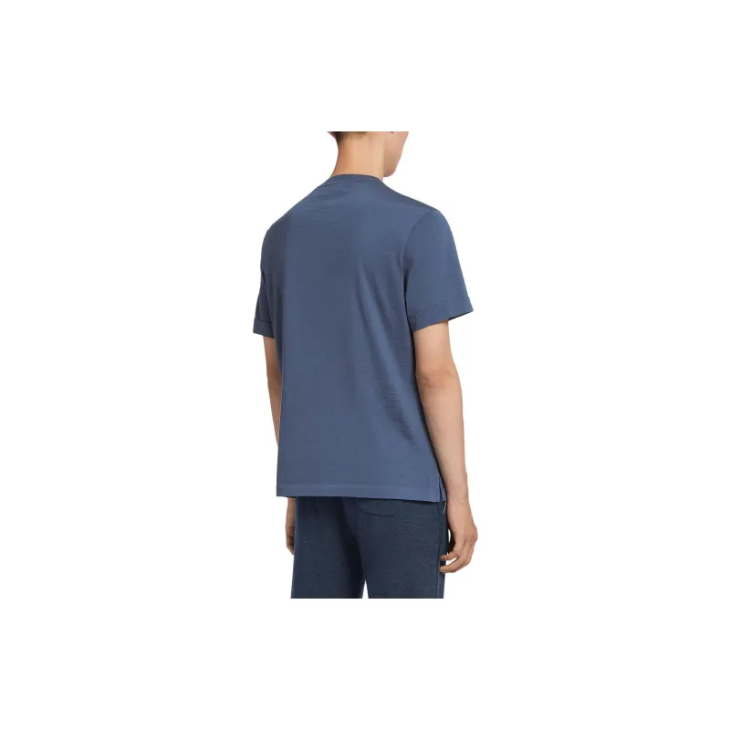 FEDELI T-Shirts Men Blue-3