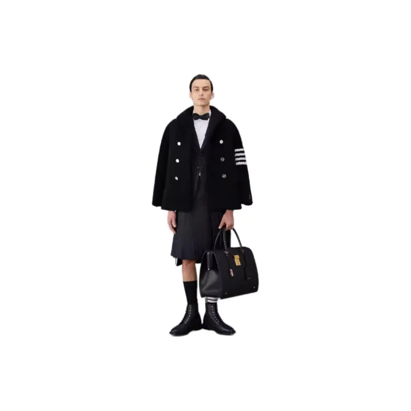 THOM BROWNE Jackets Men Black-3