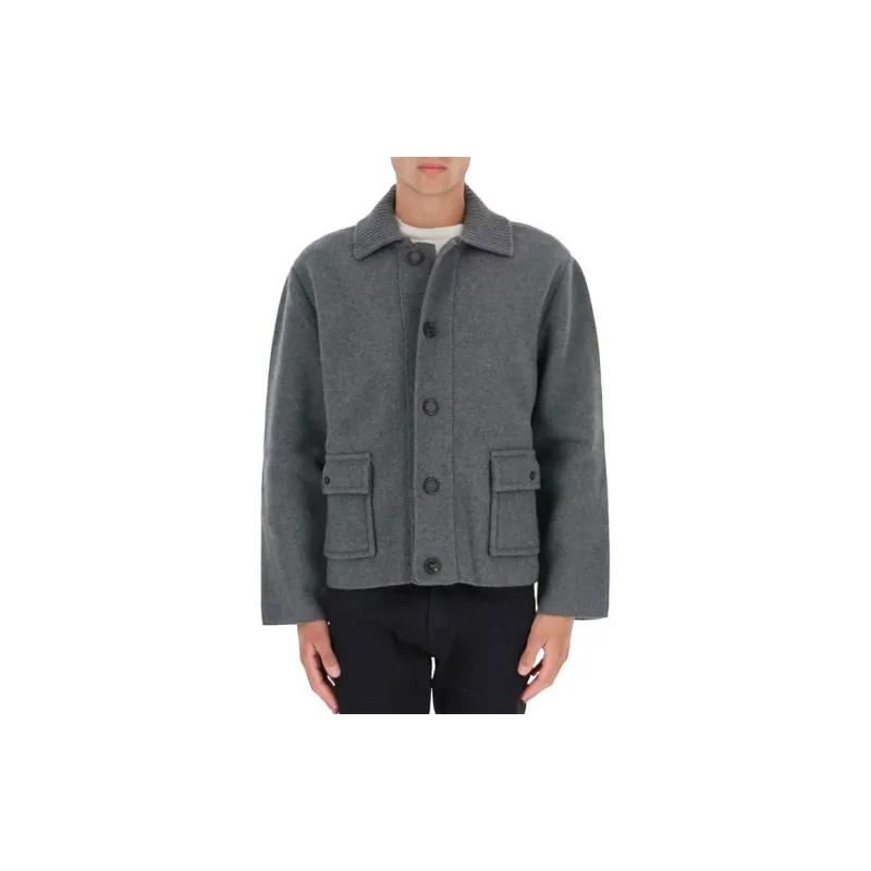 THOM BROWNE Jackets Men Gray-2