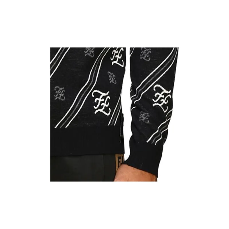 FENDI Sweaters Men Black-4