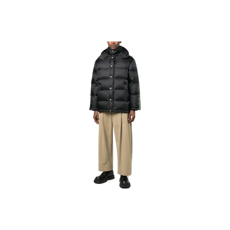 GUCCI Jumbo Gg Hooded Jacket-1