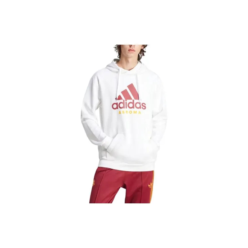 Adidas AS ROMA DNA HOODIE Sweatshirt Men's White-1