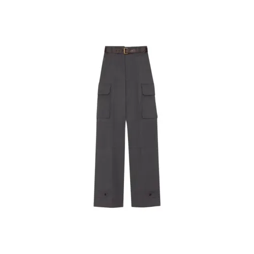 SAINT LAURENT Cargo Pants Women's Gray