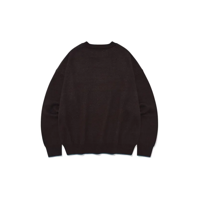 COVERNAT Sweater Unisex Chocolate-1