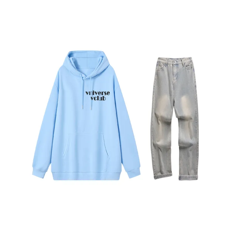 VniVerseVClub Sweatshirt Set Unisex-29