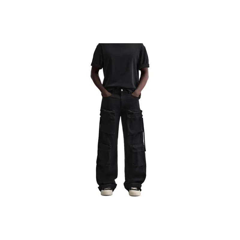 ZARA Jeans Men Black-2