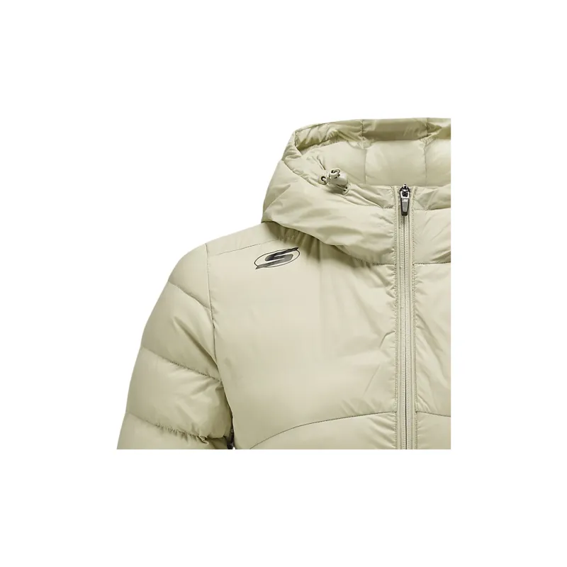 Skechers Basic Sports Series Outdoor Lightweight Down Jacket Women's Durable Gray-2