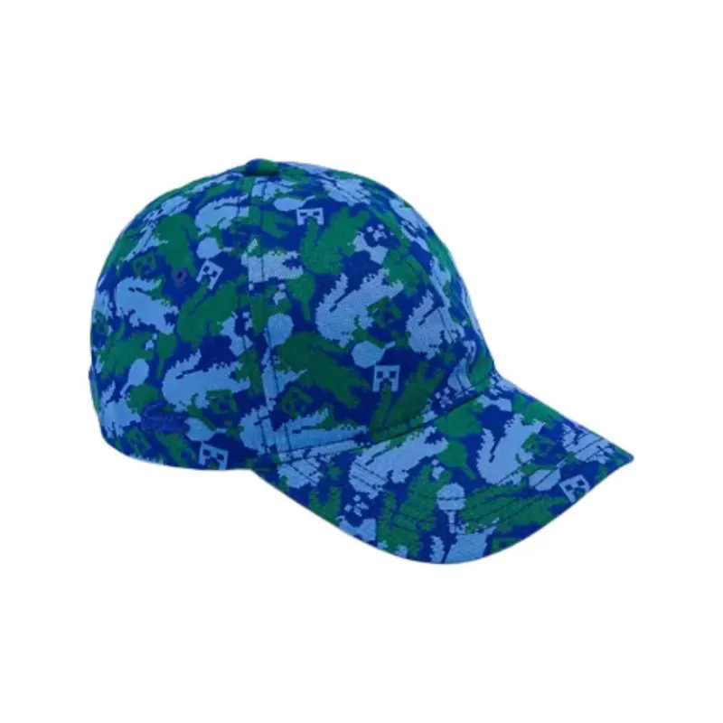LACOSTE Cotton Baseball Caps Kids' Blue-2