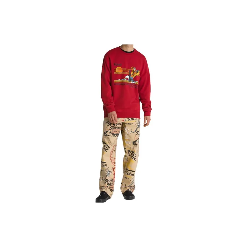 Vans Sweatshirts Unisex Red-2