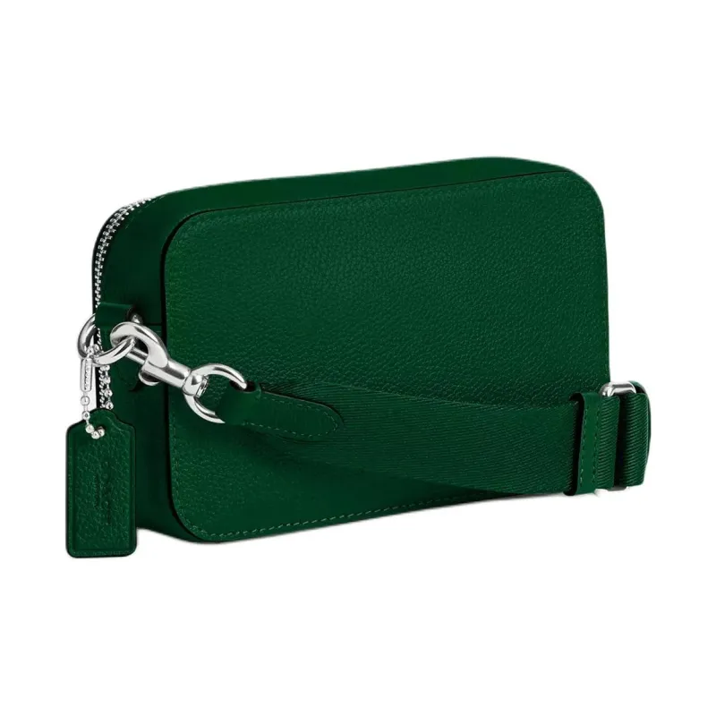 COACH Charter Polished Litchi Grain Leather Crossbody Bag, Shoulder Bag Small Size Men's Ivy-2