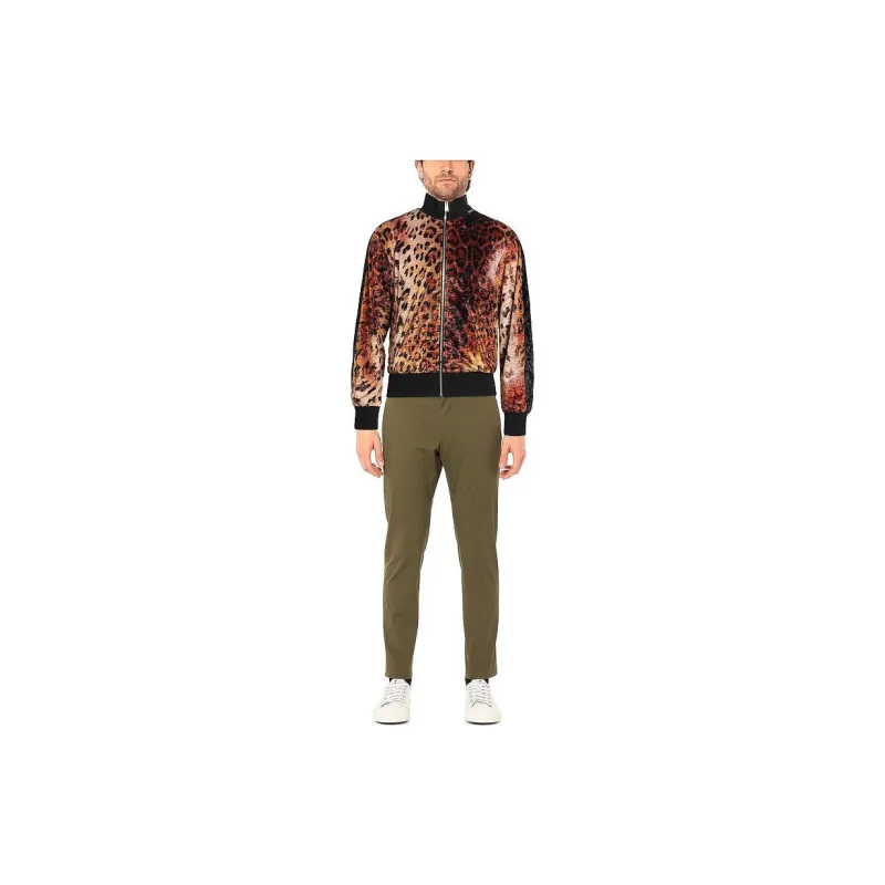 VERSACE Jackets Coats Men's Brown-2