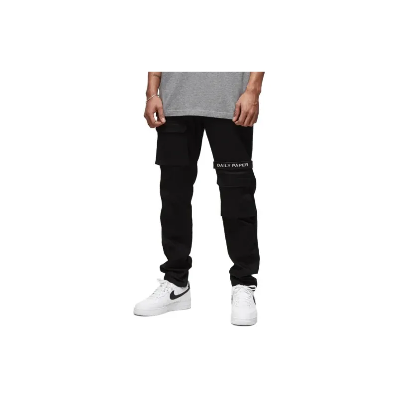 Daily Paper Casual Pants Men Black-1
