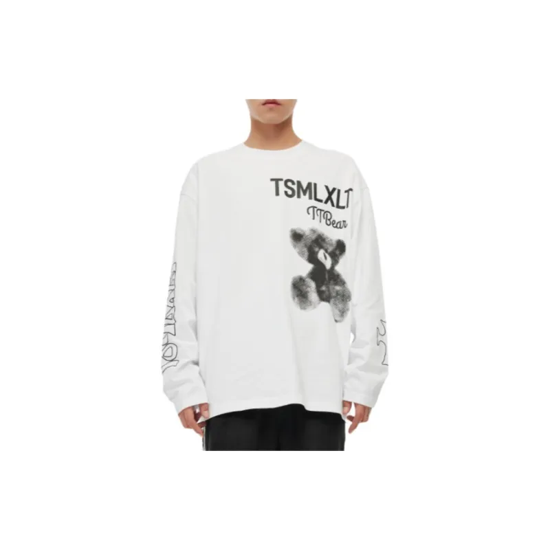 TSMLXLT Sweatshirt Unisex Raw White-1