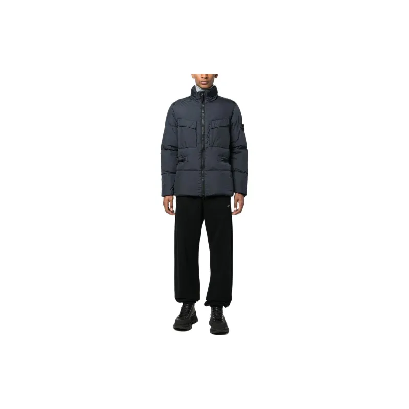 STONE ISLAND Down Jackets Men Blue-1