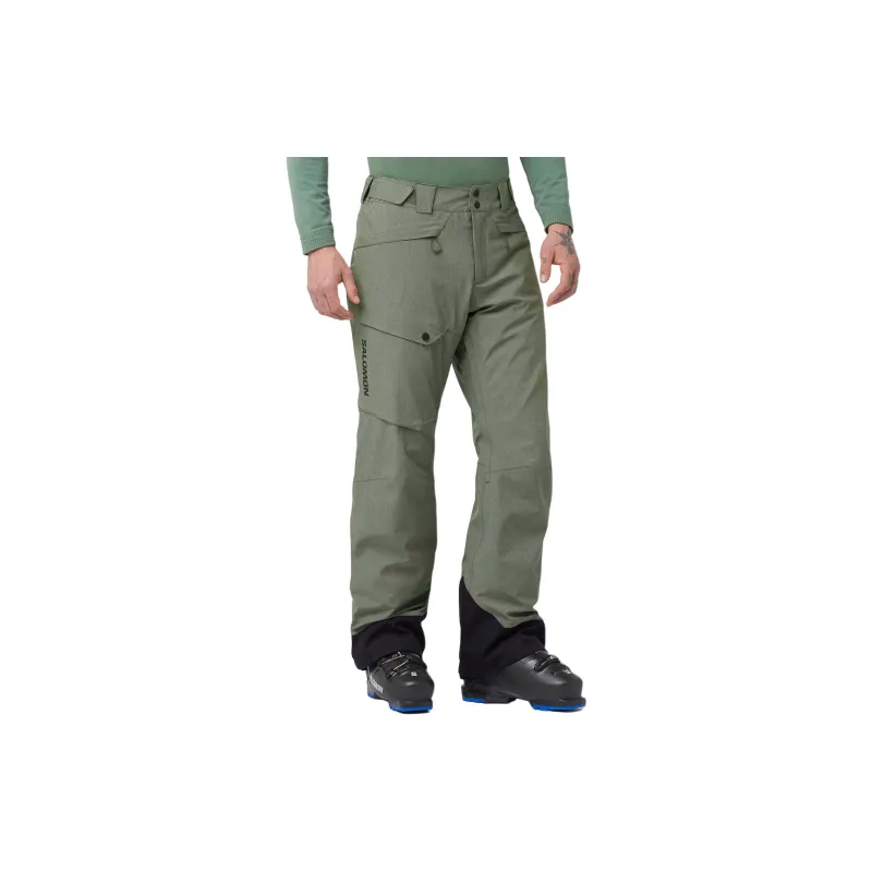 SALOMON Untracked Ski Pants Ski Pants Men's Army Green-2