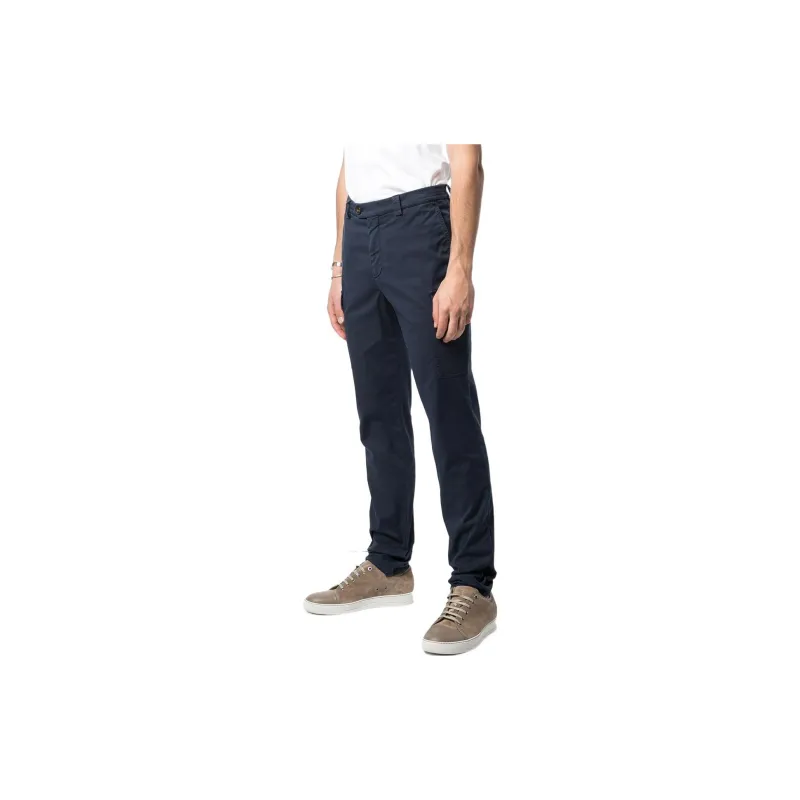 Brunello Cucinelli Casual Pants Men Navy Blue-2