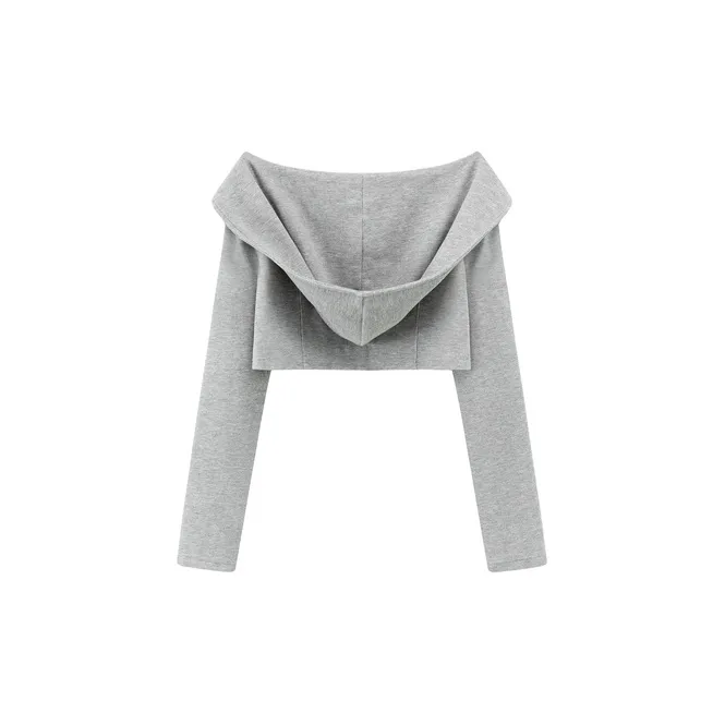 CHUU Cropped Coats Women's Gray-1